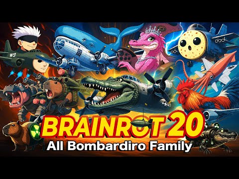 Smirkzy - Brainrot Anime Opening Song Pt. 20 (Official Music Video) ft. BOMBARDIRO CROCODILO FAMILY