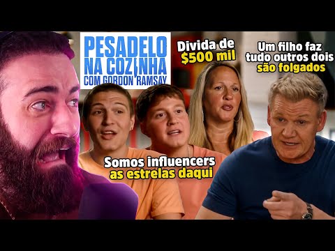 Filhos influencers tiram onda enquanto mãe e irmão dão duro no restaurante (PESADELO NA COZINHA )