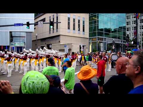 Cadets Horn Line Pittsburgh Parade June 16, 2013