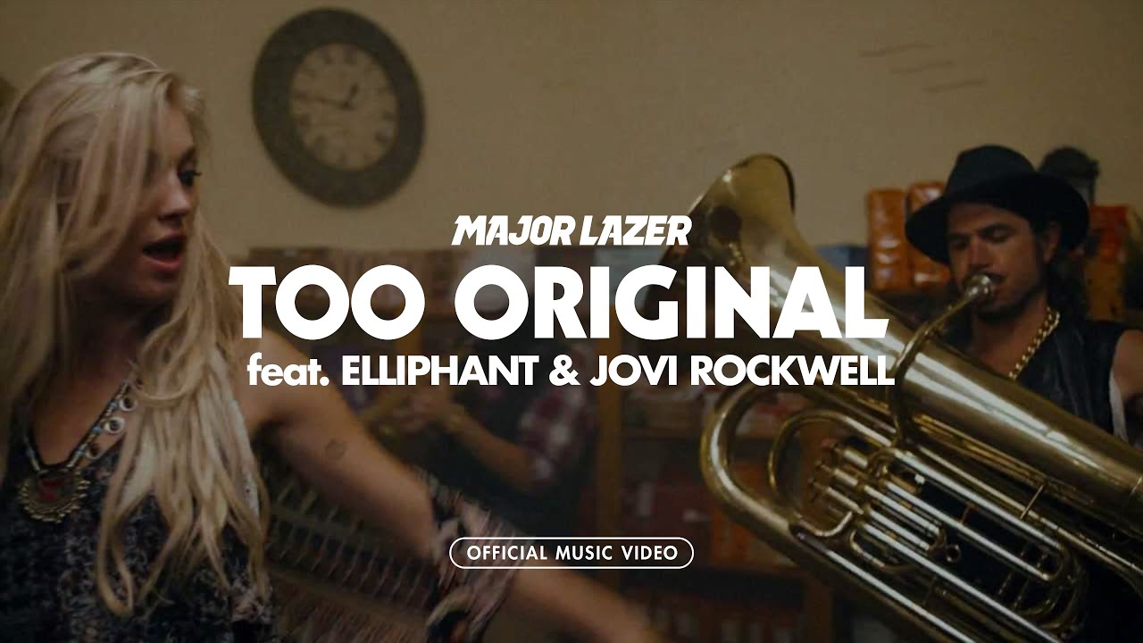 Too originals. Too Original Major Lazer. Jovi Rockwell. Девушка из клипа Major Lazer too Original.