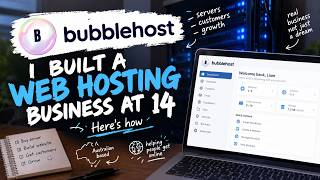I BUILT a web hosting BUSINESS at 14 - how??