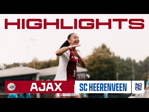First goals for Touzani & Derks 😍 | Highlights Ajax Vrouwen - sc Heerenveen | Vrouwen Eredivisie