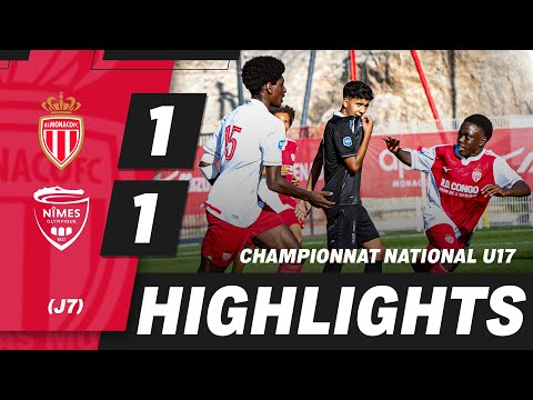 Résumé AS Monaco - Nîmes Olympique - 7ème journée Championnat National U17