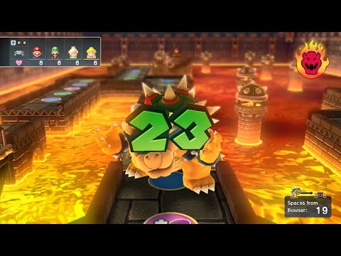 Mario Party 10 - Mario vs Luigi vs Rosalina vs Peach vs Bowser - Chaos Castle