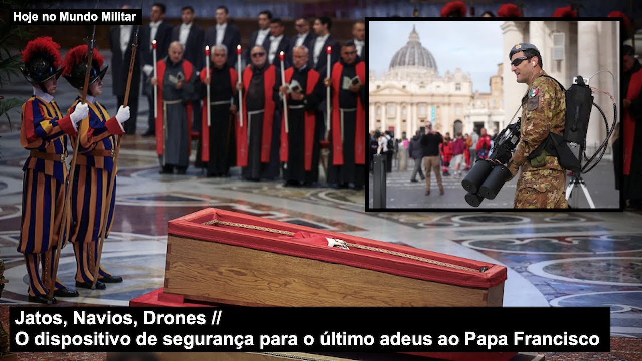 Jets, Ships, Drones – The security device for Pope Francis’ final farewell