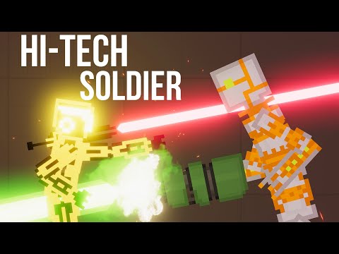 Hi-Tech Soldier vs Biodroid Army -People Playground 1.20