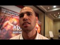 STEPHEN SIMMONS CALLS OUT WADI CAMACHO (INTERVIEW)  / 'BRAVEHEART' PRESS CONFERENCE - GLASGOW