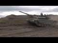 Russian tanks drifting