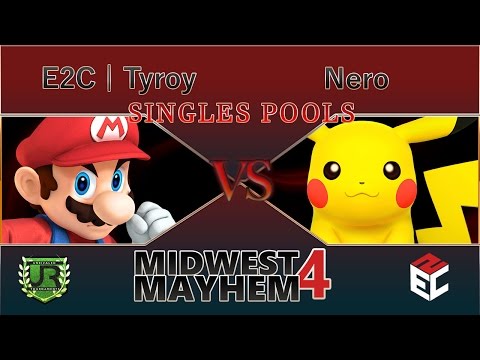 Midwest Mayhem 4  SINGLES POOLS - E2C | Tyroy (Mario) vs Nero (Pikachu)