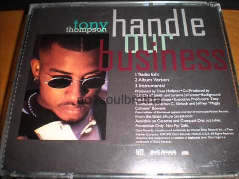 Tony Thompson "Handle Our Business" (Radio Edit)