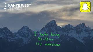 Kanye West - All Mine (Clean)