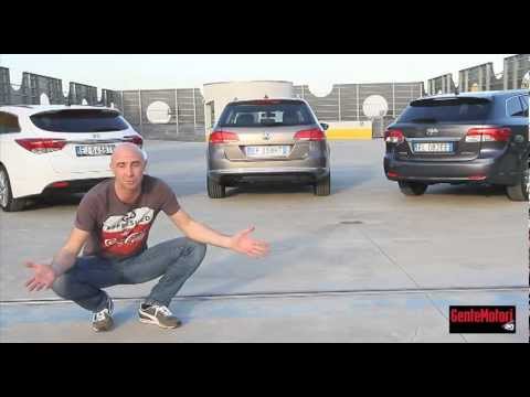 Gente Motori Hyundai i40 vs Toyota Avensis vs Volkswagen Passat