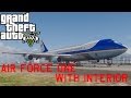 Air Force One Boeing VC-25A (Enterable Interior) для GTA 5 видео 1