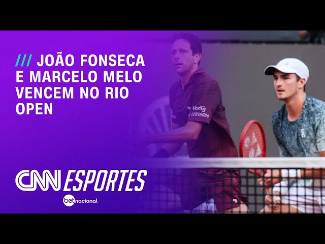 Rio Open: João Fonseca e Marcelo Melo vencem e vão à final | AGORA CNN