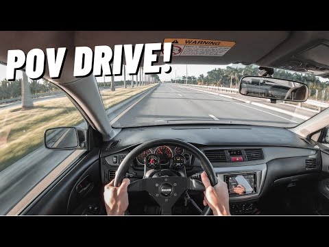 Evo Build | Ep. 12 POV Drive (How to bleed coolant system on a Evo)