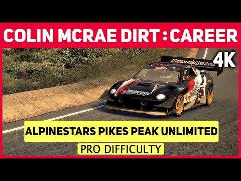 Colin McRae DiRT in 4K - Career - #64 Alpinestars Pikes Peak Unlimited - Pro Difficulty