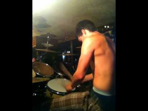 Me messin around on the drums (recorded with iPod)