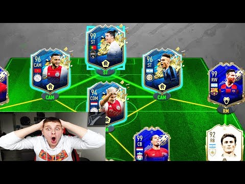 95 Prime ICON GARINCHA in 194 Rated Team of the Season Fut Draft Challenge! - Fifa 20 Ultimate Tem