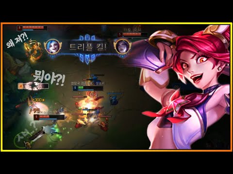 "한 번에 두 방!" 갱크스라서 가능한 미쳐버린 광역 딜ㅋㅋㅋ 【Jinx vs. Kai’Sa】
