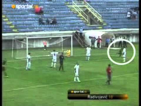 Jovan Radivojevic OFK Beograd Hajduk 2010.wmv