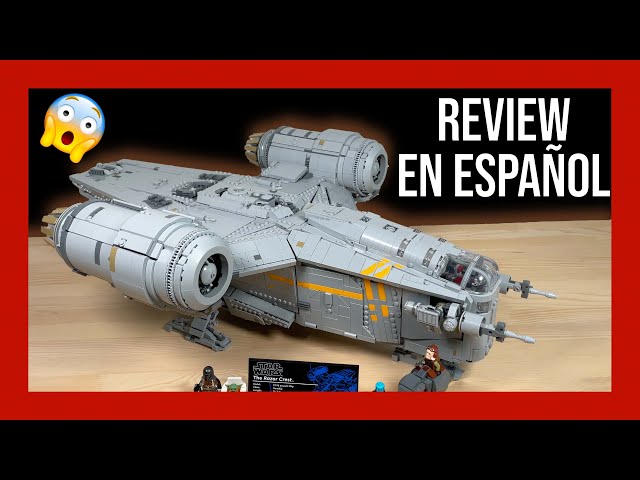 Vídeo relacionado con LEGO Star Wars The Razor Crest UCS Set, Ultimate Collectors Series Starship Model Kit para adultos, grande icónico The Mandalorian Memorabilia coleccionable, 75331