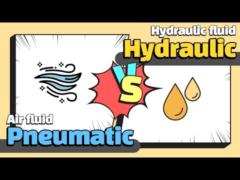 6 differences between Pneumatic and Hydraulic (Animation | Sub)