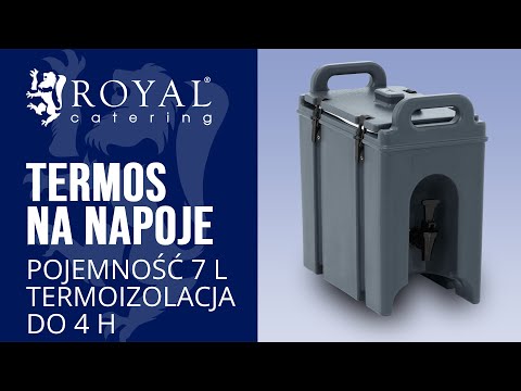 Video - Termos na napoje - 7 l - kranik