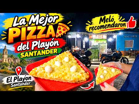 La mejor pizza del playón santander, meló recomendaron, como preparan la pizza 