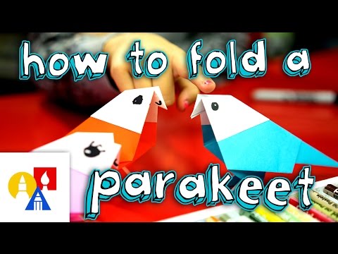 How To Fold An Origami Bird (Parakeet)