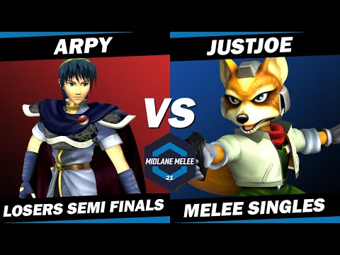 Arpy vs JustJoe - Losers Semi Finals | Midlane Melee 21