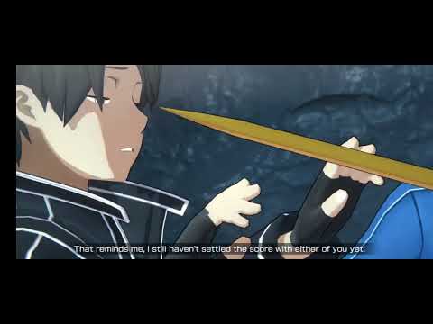 Kirito, Eugeo, and Alice Intro Interaction | Sword Art Online Variant Showdown (SAOVS)