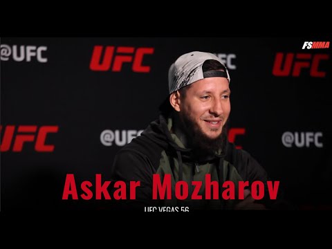 Askar Mozharov UFC Vegas 56 media day interview