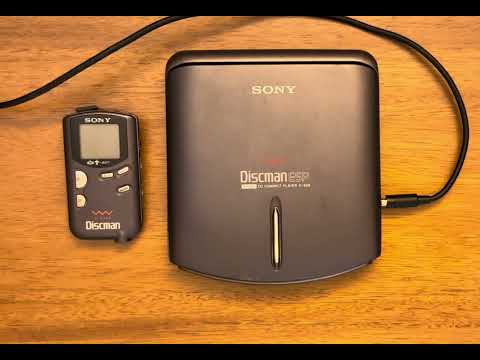 Sony Discman D-626 Portable CD Player with Wireless Remote Control