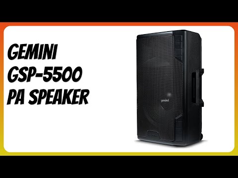 Обзор активной акустической системы Gemini GSP-5500