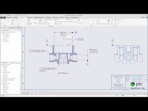 New to Creo 4.0 - Creating & Editing Geometric Tolerances (GTOLS)