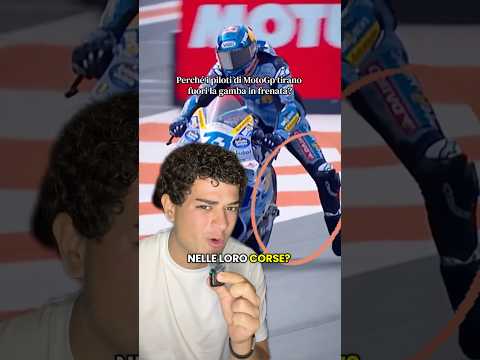 Perché i piloti della MotoGP tirano fuori la gamba in frenata?