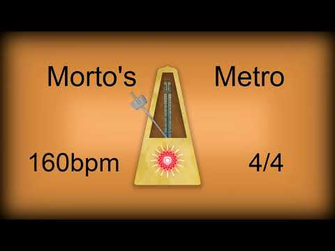 160 bpm 4/4 Metronome Woodblock (12 minutes)