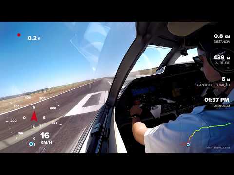 DECOLAGEM - DE ZERO A 600 KM/H - VELOCIDADE, G, ALTITUDE @trentini.marcelo