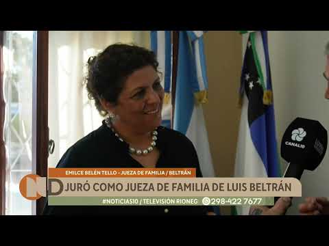 Luis Beltrán tiene una nueva jueza de juzgado de familia