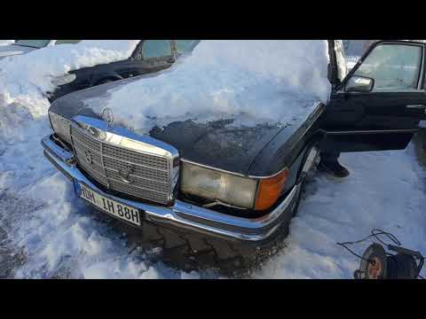 Daimler W116 Coldstart after Month's of sitting