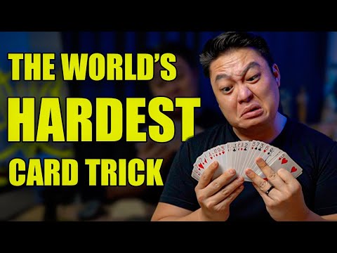 The WORLD'S HARDEST Card Trick