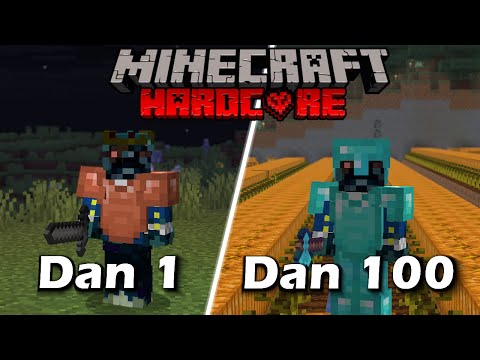 Preživel sem 100 dni v Minecraft Hardcore