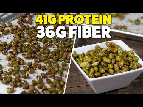 Crispy Dry Roasted Edamame | Cheap, Healthy, High Protein Snack