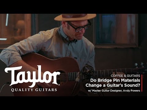 Do Bridge Pin Materials Change a Guitar's Sound? | Coffee & Guitars w/ Andy Powers