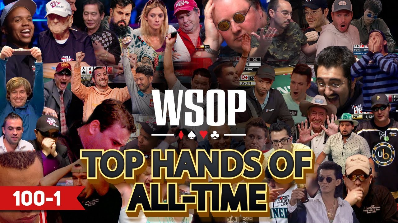 WSOP Top 100 Best Hands of All Time!