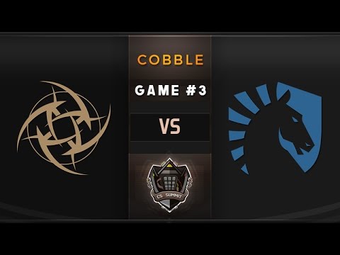 NiP vs Liquid Game 3, Cobblestone - cs_summit: Quarterfinals w/ Fallen & TACO