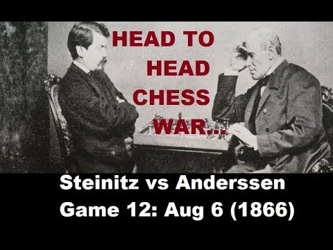 Game 12: Anderssen vs Steinitz - London (1866) #33