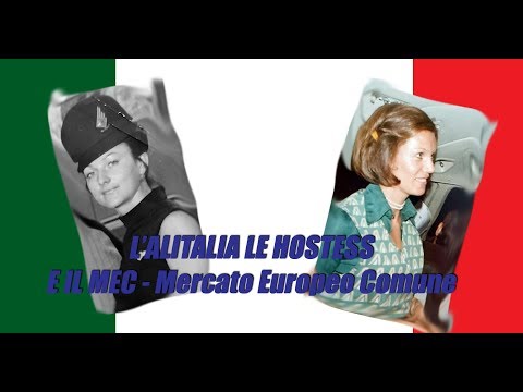 Alitalia 70s Hostess and the Common European Market - Margrit Ch. Mau - Susanna Carazzolo Spaan