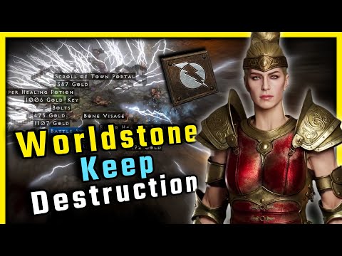 Farming WSK and TZ's Lightning Fury Javazon, Drop Highlights - Diablo 2 Resurrected