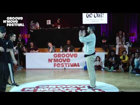 GROOVE'N'MOVE BATTLE 2017 - 1/4 Final All Style - Valmira & Boogito vs Perla & Poppin c (DBZ)